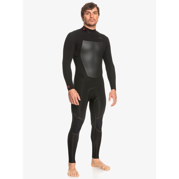 Quiksilver Men's Full Wetsuit 3/2mm Marathon Sessions Back Zip Suit - Picture 2 of 12